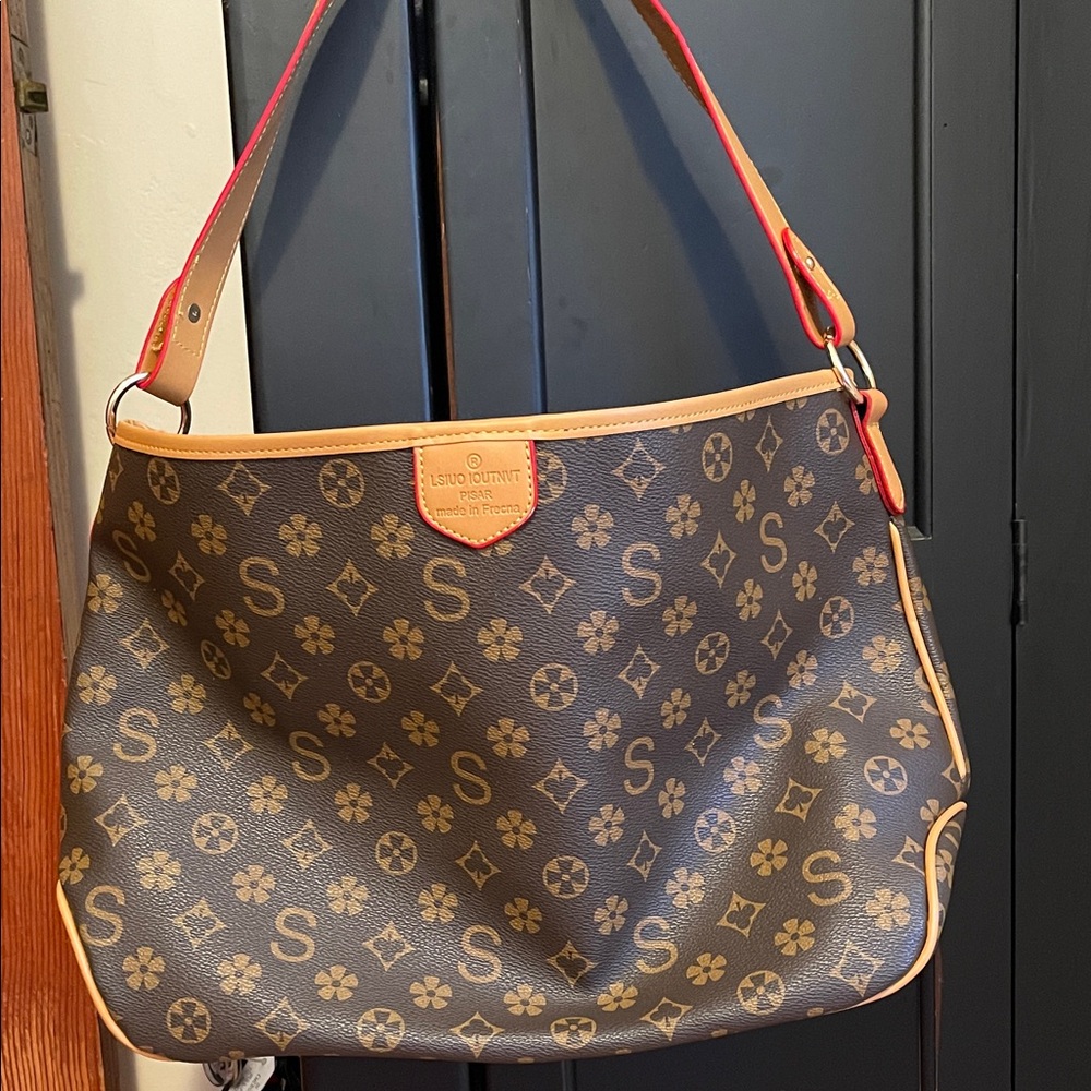 Stylish Brown and Tan Shoulder Bag
